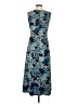Perseption Concept Paisley Blue Casual Dress Size S - photo 2