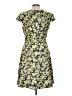J.Crew 100% Polyester Print Green Cocktail Dress Size 10 - photo 2