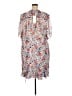 Veronica Beard 100% Silk Print Gray Cocktail Dress Size 24 - photo 2