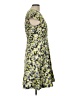 J.Crew 100% Polyester Print Green Cocktail Dress Size 10 - photo 4