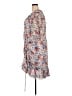 Veronica Beard 100% Silk Print Gray Cocktail Dress Size 24 - photo 5