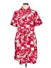 Halston Red Casual Dress Size L - photo 1
