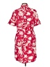 Halston Red Casual Dress Size L - photo 2