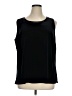 Quacker Factory Black Sleeveless Blouse Size 1X - photo 1