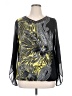 Alfani Yellow Long Sleeve Blouse Size 0X - photo 1