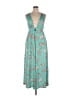 Boston Proper Paisley Teal Casual Dress Size L - photo 1