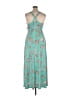 Boston Proper Paisley Teal Casual Dress Size L - photo 2