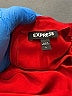 Express 100% Polyester Solid Red Cocktail Dress Size L - photo 7