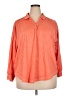 Westbound Orange Long Sleeve Blouse Size 2X - photo 1