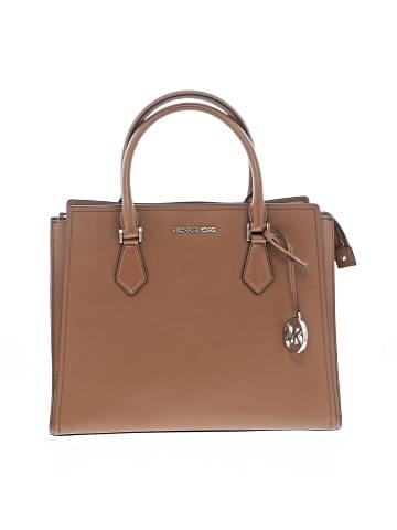 MICHAEL Michael Kors Leather Satchel (view 1)