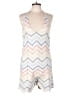 American Eagle Outfitters Chevron-herringbone White Romper Size L - photo 1