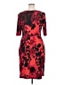 DressBarn Print Red Cocktail Dress Size 16 - photo 2