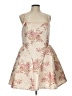 Francesca's Floral Ivory Cocktail Dress Size L - photo 1