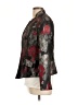 Coldwater Creek 100% Polyester Floral Gray Blazer Size 12 - photo 5