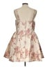 Francesca's Floral Ivory Cocktail Dress Size L - photo 2
