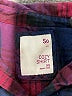 SO 100% Cotton Plaid Burgundy Long Sleeve Button-Down Shirt Size XS - photo 7