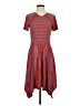 BCBGMAXAZRIA Argyle Red Casual Dress Size S - photo 1