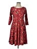 Torrid Paisley Red Casual Dress Size Lg Plus (0) - photo 1