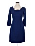 Laundry by Design Solid Blue Casual Dress Size 2 - photo 1