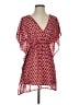 Old Navy 100% Polyester Red Short Sleeve Blouse Size XS - photo 1
