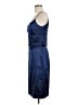 Nicole Miller 100% Polyester Blue Cocktail Dress Size 6 - photo 5