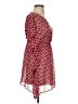 Old Navy 100% Polyester Red Short Sleeve Blouse Size XS - photo 4