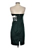 Express Design Studio Solid Green Cocktail Dress Size 4 - photo 2