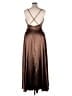 Bari Jay 100% Polyester Solid Brown Cocktail Dress Size 16 - photo 2