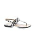 Neiman Marcus Silver Sandals Size 5 1/2 - photo 1