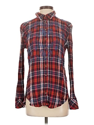 Free People Long Sleeve Button-Down Shirt (view 1)