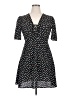 Volcom 100% Polyester Polka Dots Black Casual Dress Size 16 - photo 1