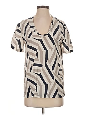 Equipment Short Sleeve Silk Top (view 1)