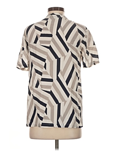 Equipment Short Sleeve Silk Top (view 2)