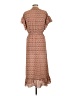 Max Studio 100% Polyester Brown Casual Dress Size L - photo 2