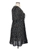 Volcom 100% Polyester Polka Dots Black Casual Dress Size 16 - photo 4
