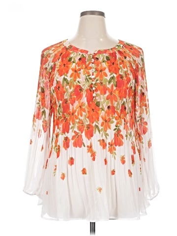 Fig & Flower 3/4 Sleeve Blouse (view 1)