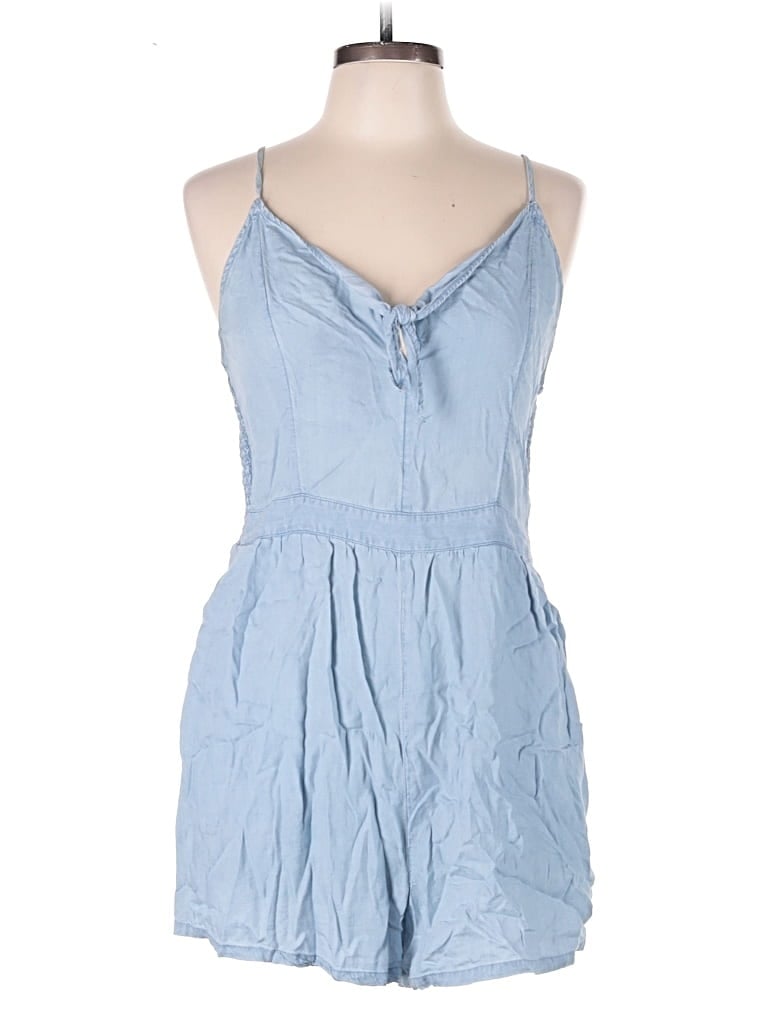 Pre-owned Aerie Romper In Blue