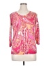 Talbots Pink 3/4 Sleeve Top Size 0X - photo 1