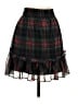 Vineyard Vines 100% Polyester Plaid Black Casual Skirt Size S - photo 2