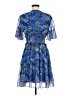 Max Studio Paisley Blue Cocktail Dress Size M - photo 2