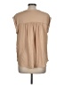 Maison d' Amelie 100% Polyester Tan Sleeveless Blouse Size L - photo 2