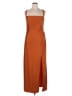 Bari Jay 100% Polyester Solid Orange Brown Casual Dress Size XL - photo 1