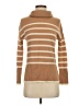 Saks Fifth Avenue 100% Cashmere Stripes Tan Cashmere Pullover Sweater Size XS - photo 1