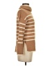 Saks Fifth Avenue 100% Cashmere Stripes Tan Cashmere Pullover Sweater Size XS - photo 4