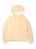Cat & Jack 100% Polyester Tan Zip Up Hoodie Size 7 - 8 - photo 1