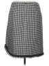 Talbots Houndstooth Gray Casual Skirt Size 8 Petite - photo 2