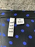 Elle 100% Polyester Polka Dots Blue 3/4 Sleeve Blouse Size XL - photo 7