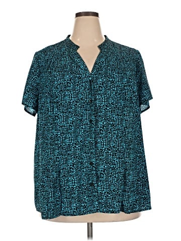 Dana Buchman Short Sleeve Blouse (view 1)