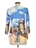 Joseph A. Print Blue Pullover Sweater Size L - photo 2