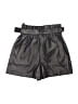 Zara Basic Metallic Black Shorts Size S - photo 2